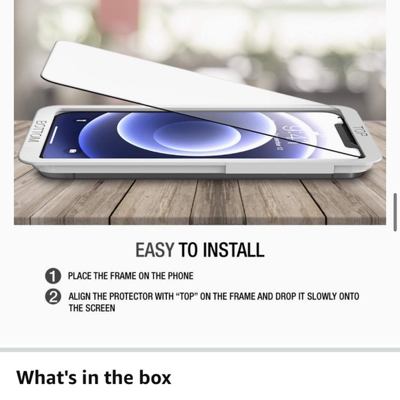 Tempered Glass Screen Protector for iPhone 11 & iPhone XR - Picture 3 of 8